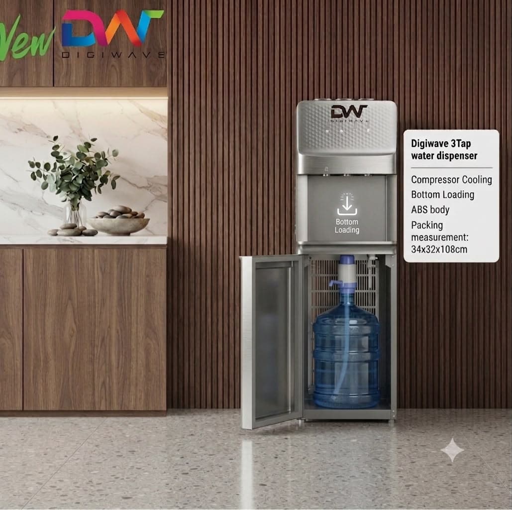 DIGIWAVE 3Tap WATER DISPENSER Bottom loading