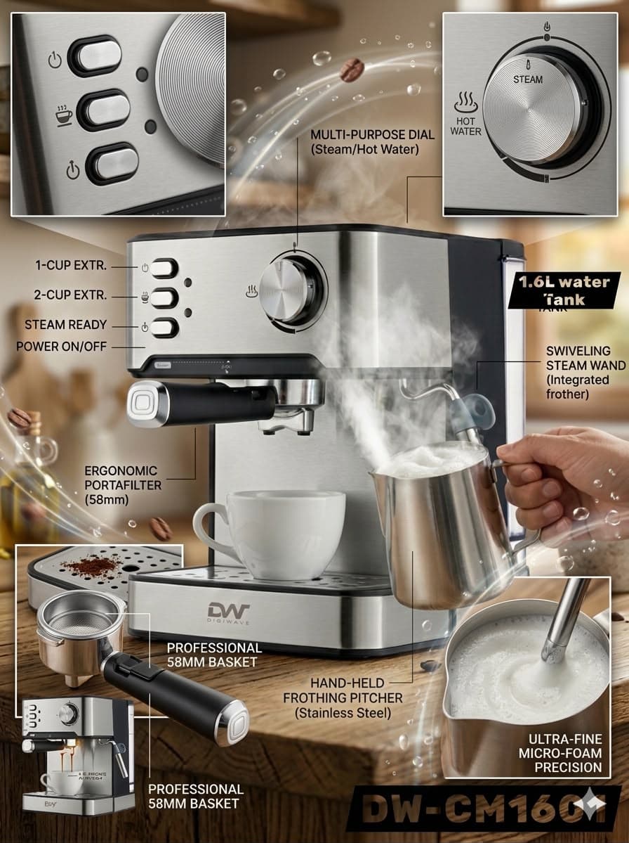 DIGIWAVE COFFEE MACHINE MANUAL