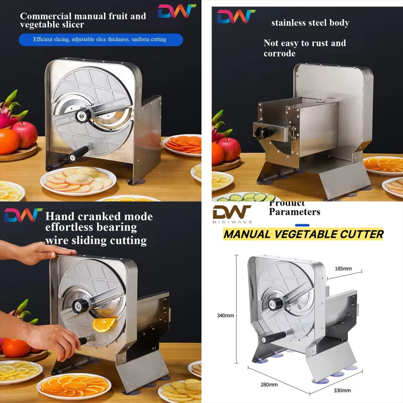 Digiwave Stainless steel manual crips cutter