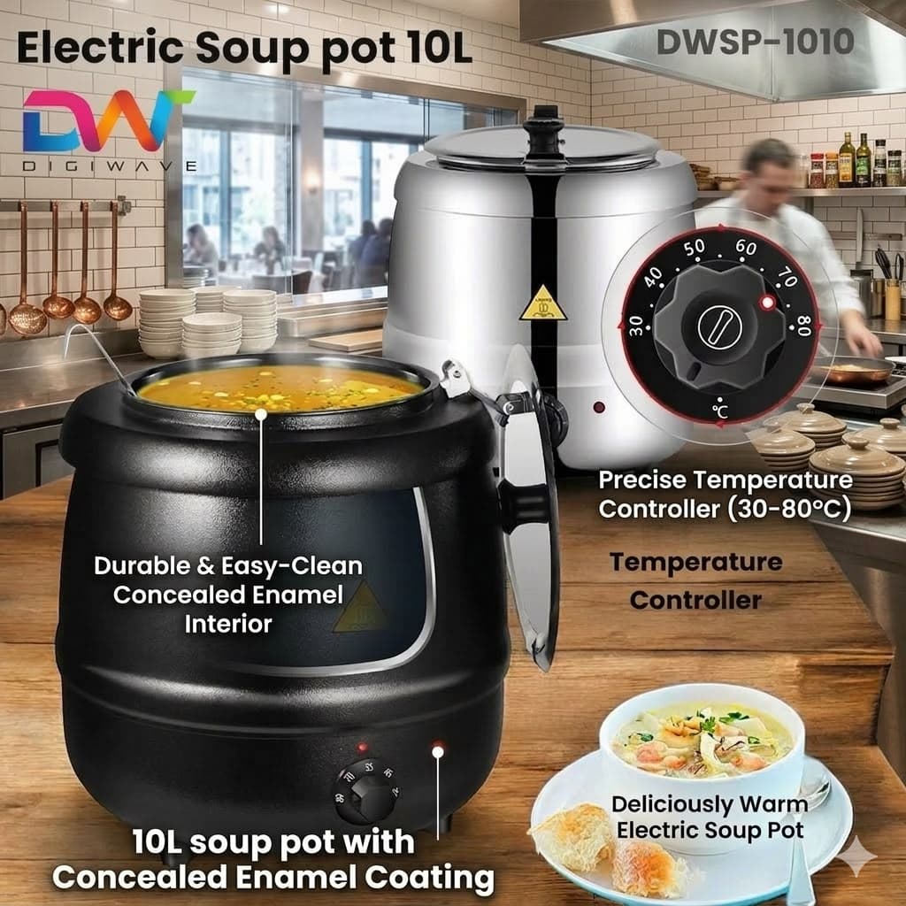 DIGIWAVE ELECTRIC SOUP POT