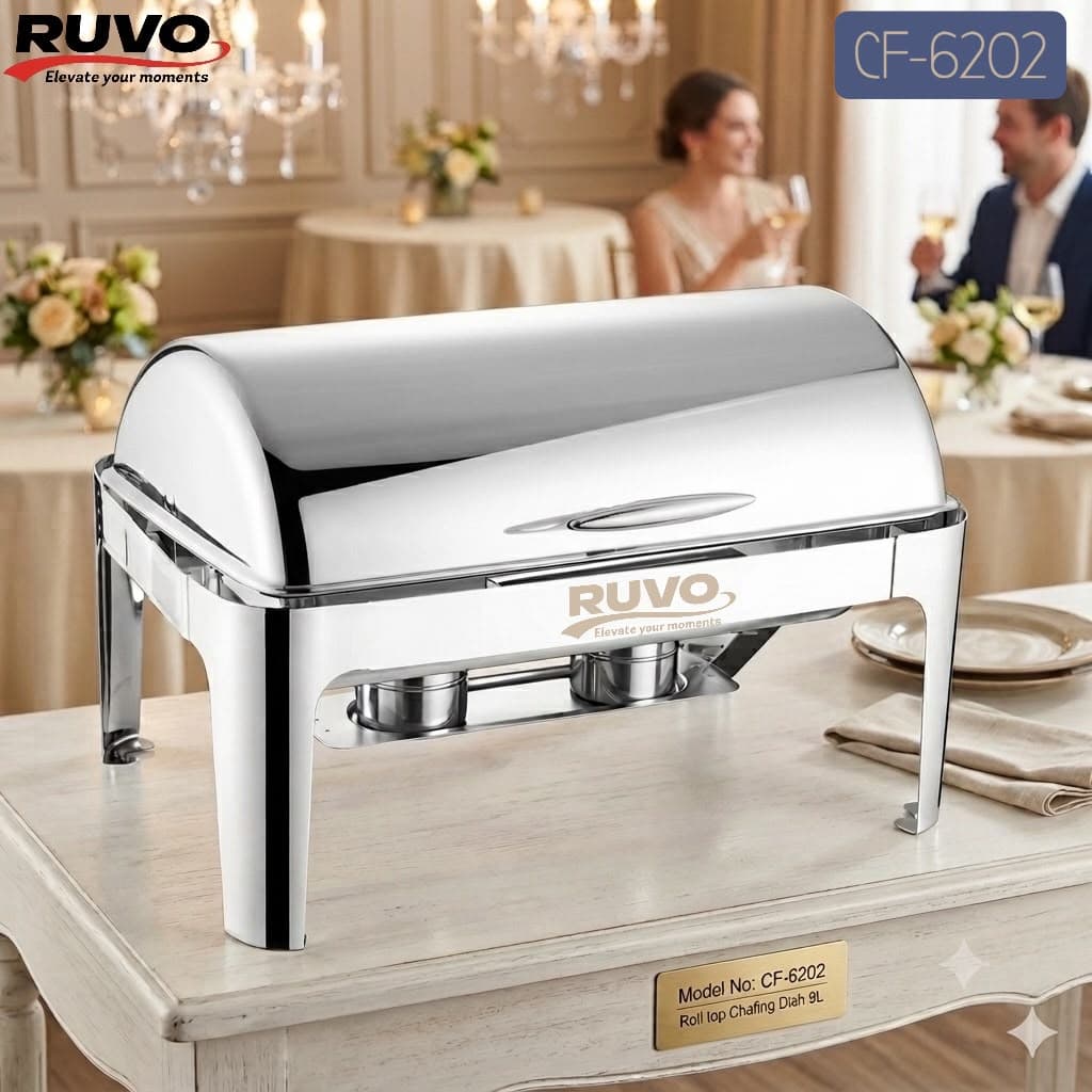 RUVO Roll top Chaffing dish 9L