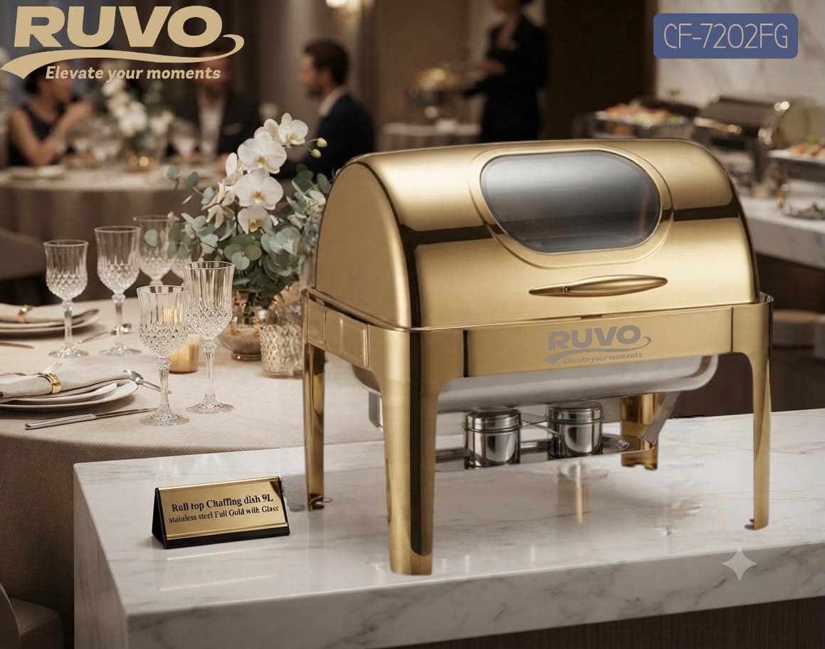 RUVO Roll top Chaffing dish 9L