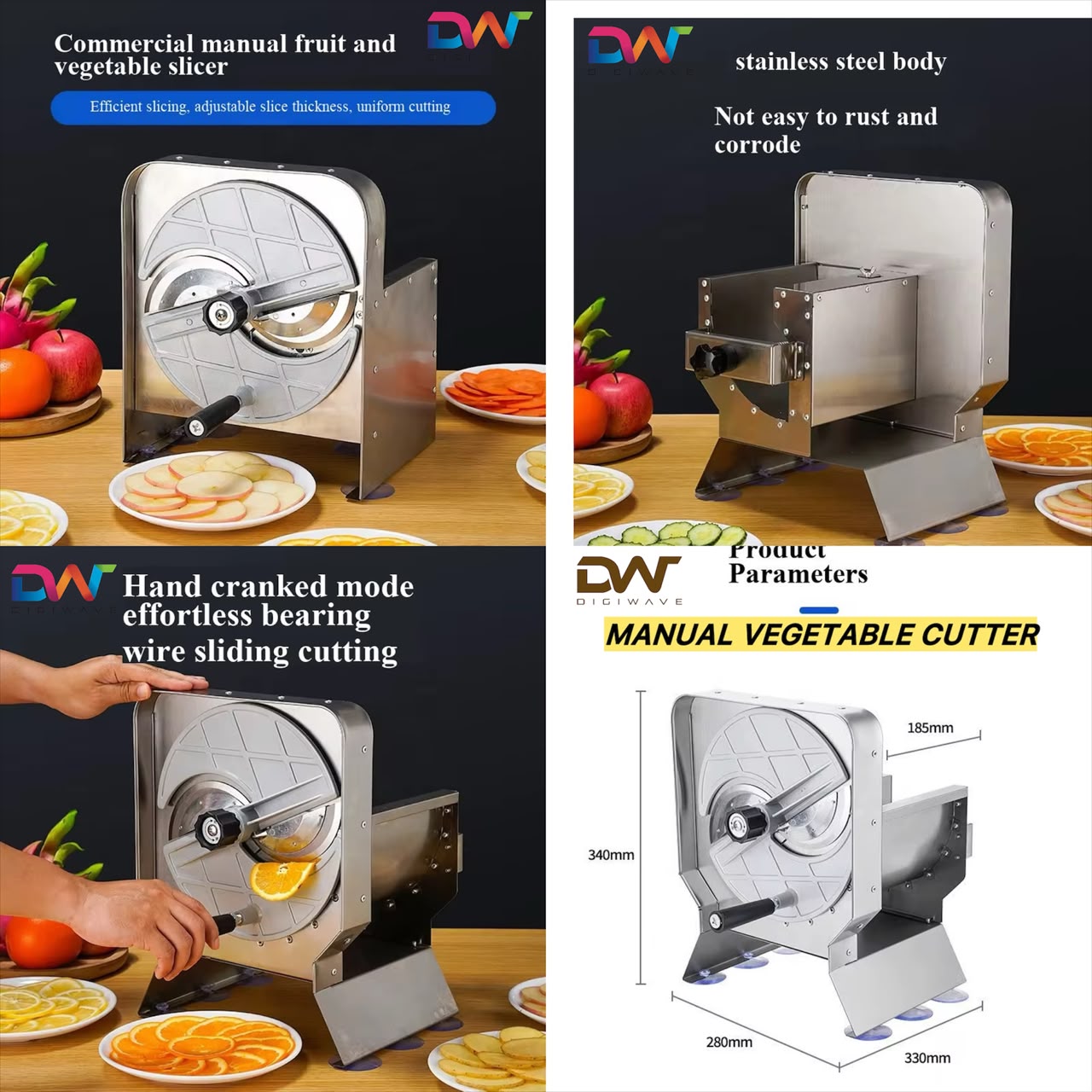 Digiwave Stainless steel manual crips cutter