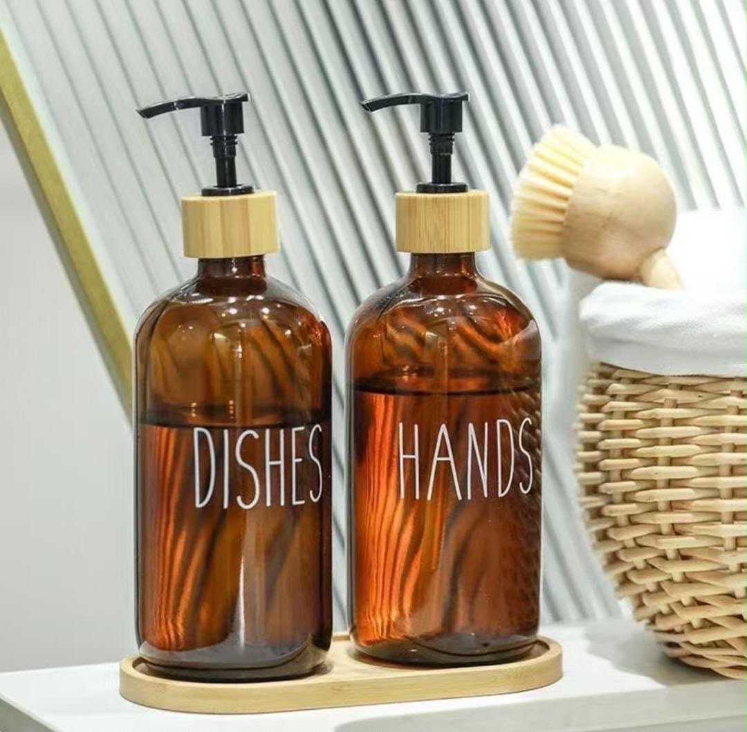 Hand wash soap bottles