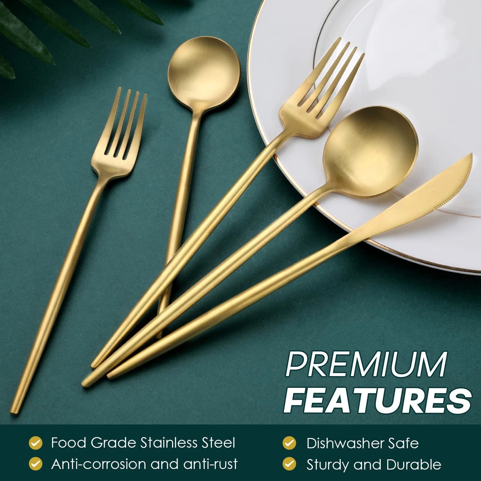 Pencil Gold Spoons — 1