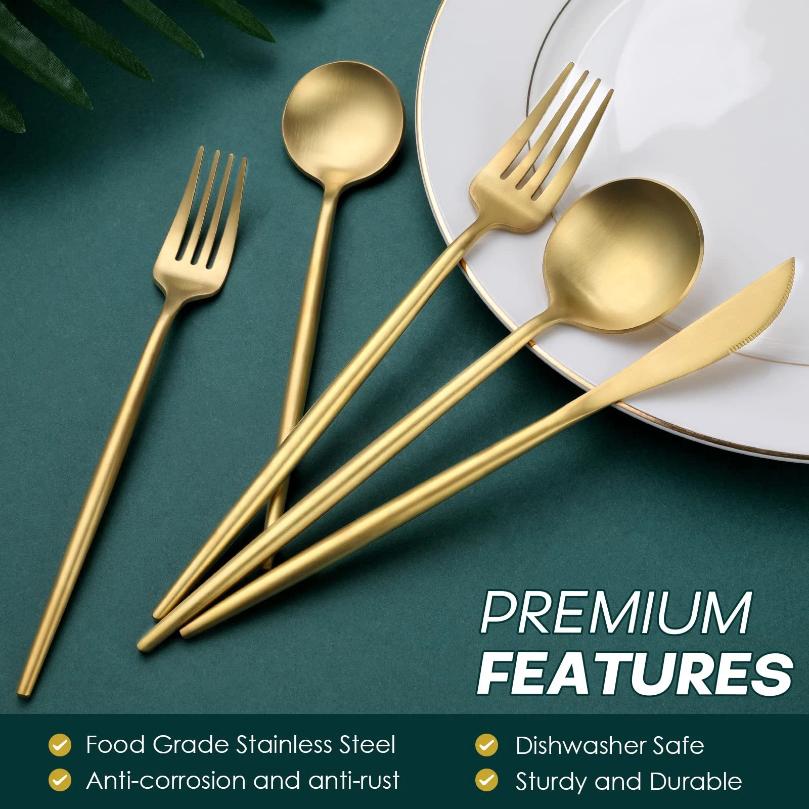 Pencil Gold Spoons